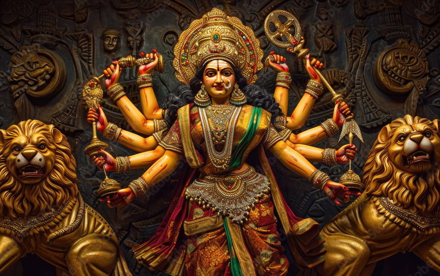 Maa Durga Puja removes evil effects of the planets